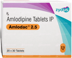 Amlodac 2.5 Tablet 30 Amlodac 2.5 Tablet 30
