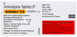 Amlodac 2.5 Tablet 30