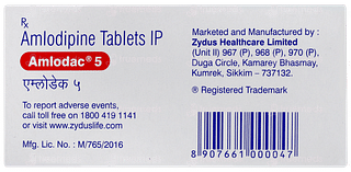 Amlodac 5 Tablet 30