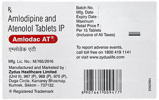 Amlodac At Tablet 15