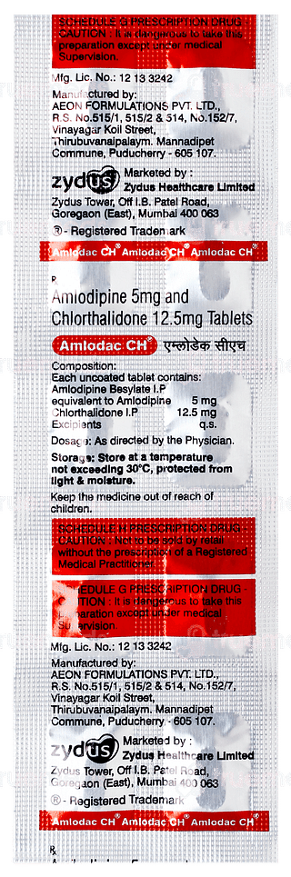 Amlodac Ch Tablet 10