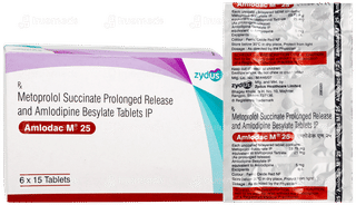 Amlodac M 25 Tablet 15