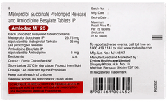 Amlodac M 25 Tablet 15 Amlodac M 25 Tablet 15
