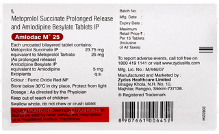 Amlodac M 25 Tablet 15