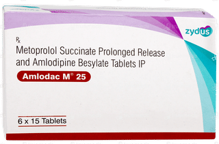 Amlodac M 25 Tablet 15