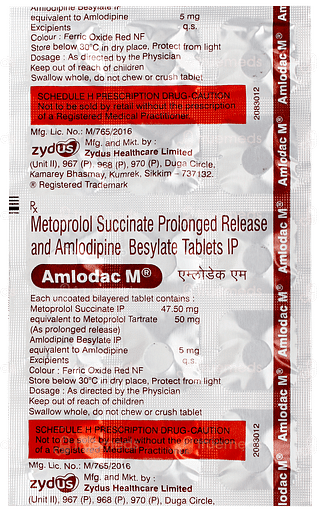 Amlodac M Tablet 15