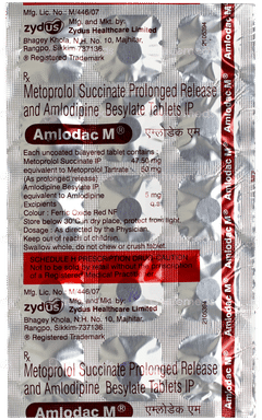 Amlodac M Tablet 15 Amlodac M Tablet 15