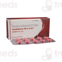 Amlokem M 2.5/25 Tablet 10 Amlokem M 2.5/25 Tablet 10