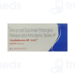 Amlokem M 25/5 MG Tablet Pr 10 Amlokem M 25/5 MG Tablet Pr 10