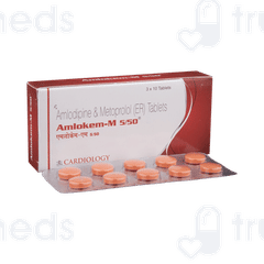Amlokem M 50/5 Tablet 10 Amlokem M 50/5 Tablet 10