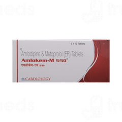 Amlokem M 50/5 Tablet 10 Amlokem M 50/5 Tablet 10