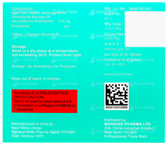 Amlokind 2.5 Tablet 30