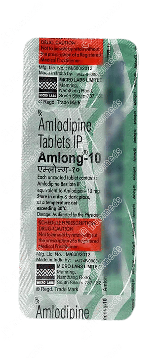 Amlong 10 MG Tablet 15