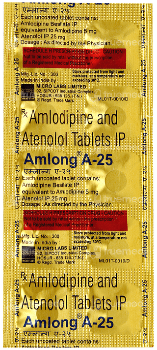 Amlong A 25 Tablet 10