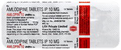 Amlopin 10 Tablet 10 Amlopin 10 Tablet 10