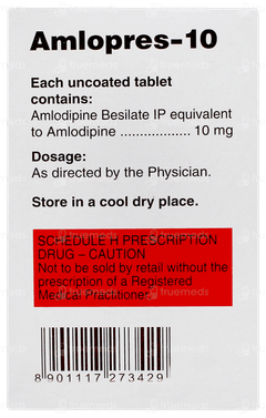 Amlopres 10 Tablet 10 Amlopres 10 Tablet 10
