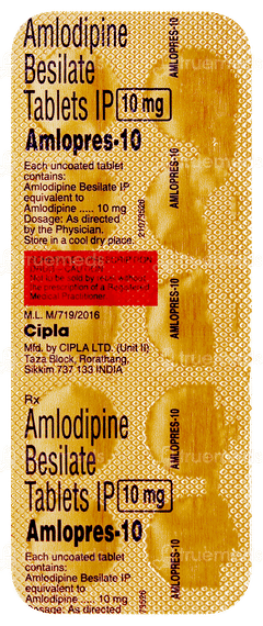 Amlopres 10 Tablet 10 Amlopres 10 Tablet 10