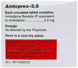 Amlopres 2.5 Tablet 15