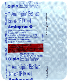 Amlopres 5 Tablet 30 Amlopres 5 Tablet 30