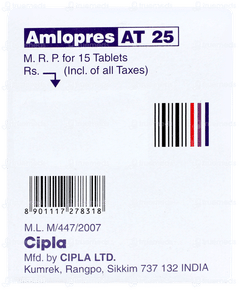 Amlopres At 25 Tablet 15