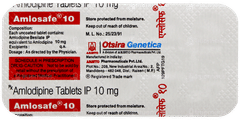 Amlosafe 10 Tablet 10 Amlosafe 10 Tablet 10