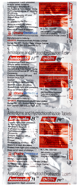 Amlosafe H Tablet 10