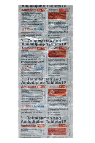 Amlosafe Tm 40/5 MG Tablet 10