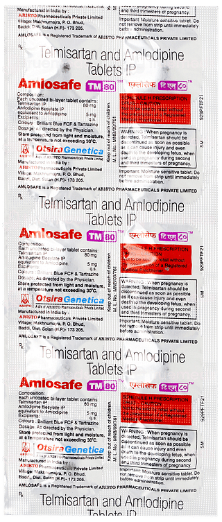 Amlosafe Tm 80 Tablet 10