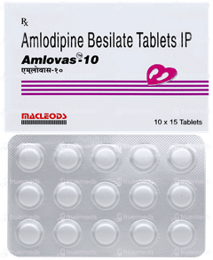 Amlovas 10 Tablet 15 Amlovas 10 Tablet 15