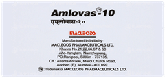 Amlovas 10 Tablet 15 Amlovas 10 Tablet 15