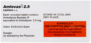 Amlovas 2.5 Tablet 15