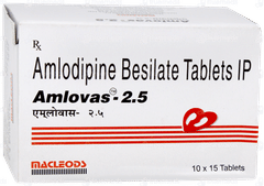 Amlovas 2.5 Tablet 15 Amlovas 2.5 Tablet 15