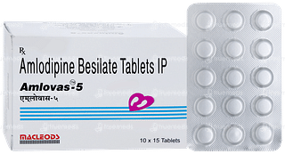 Amlovas 5 Tablet 15