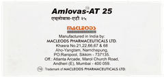 Amlovas At 25 Tablet 15 Amlovas At 25 Tablet 15