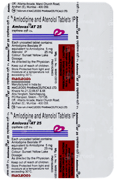 Amlovas At 25 Tablet 15 Amlovas At 25 Tablet 15