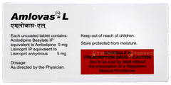 Amlovas L Tablet 15