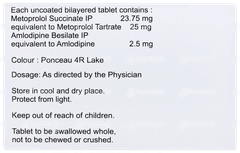 Amlovas M 2.5/25 Tablet 10