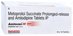Amlovas M 5/50 Tablet 10 Amlovas M 5/50 Tablet 10