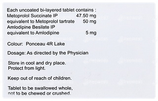 Amlovas Xm 5/50 Tablet 10