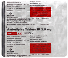 Amloz 2.5 Tablet 30 Amloz 2.5 Tablet 30