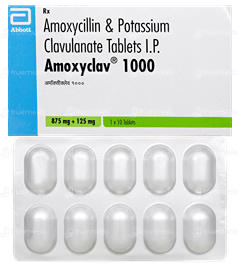 Amoxyclav 1000 Tablet 10 Amoxyclav 1000 Tablet 10