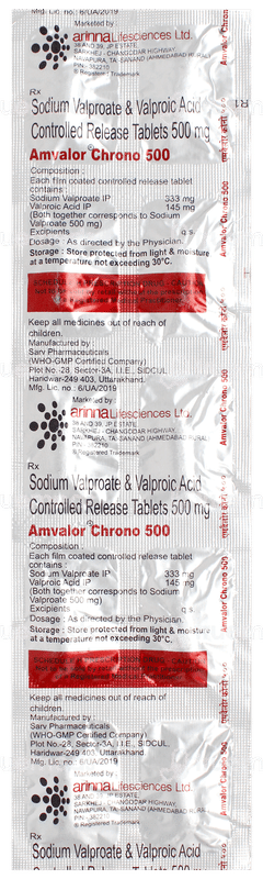 Amvalor Chrono 500 Tablet 10