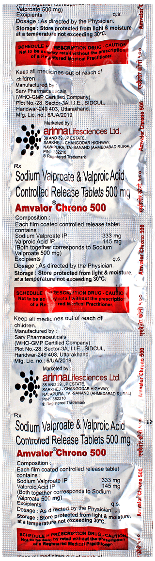 Amvalor Chrono 500 Tablet 10