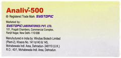Analiv 500 Tablet 10 Analiv 500 Tablet 10