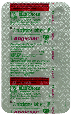 Angicam 2.5Mg Tablet 15 Angicam 2.5Mg Tablet 15