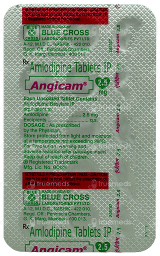 Angicam 2.5Mg Tablet 15