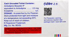 Angicam 2.5Mg Tablet 15 Angicam 2.5Mg Tablet 15