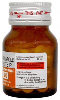Anti Thyrox 20 Tablet 100 Anti Thyrox 20 Tablet 100