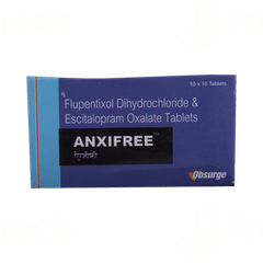 Anxifree 0.5/10 MG Tablet 10 Anxifree 0.5/10 MG Tablet 10