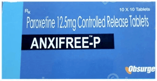 Anxifree P 12.5 Mg Tablet 10
